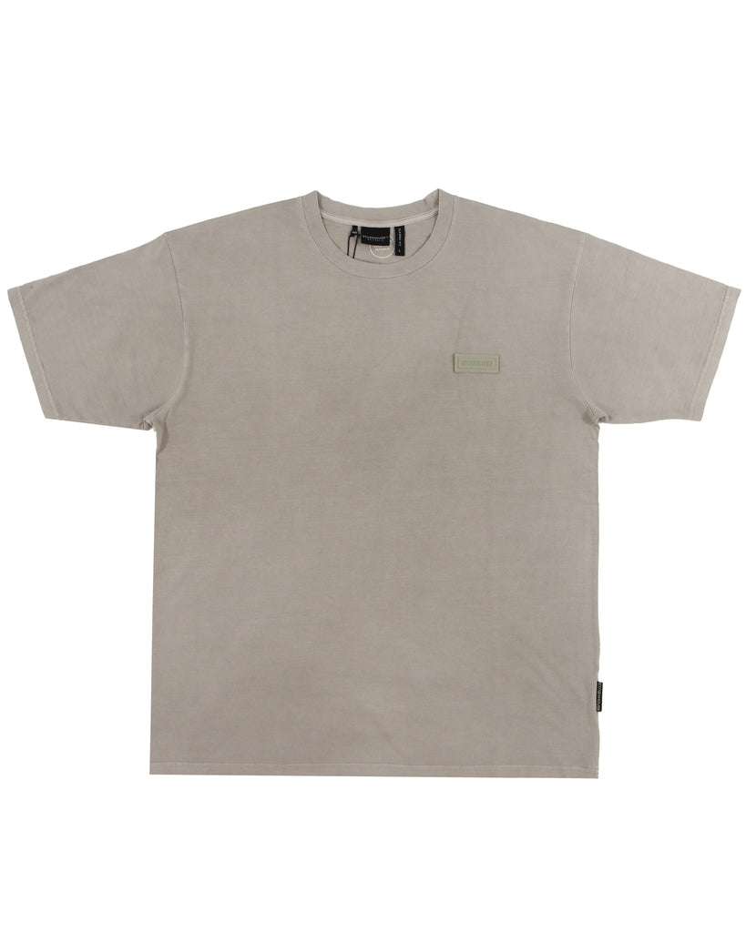 "SIMPLE" WASHED STONE CLASSIC FIT TEE