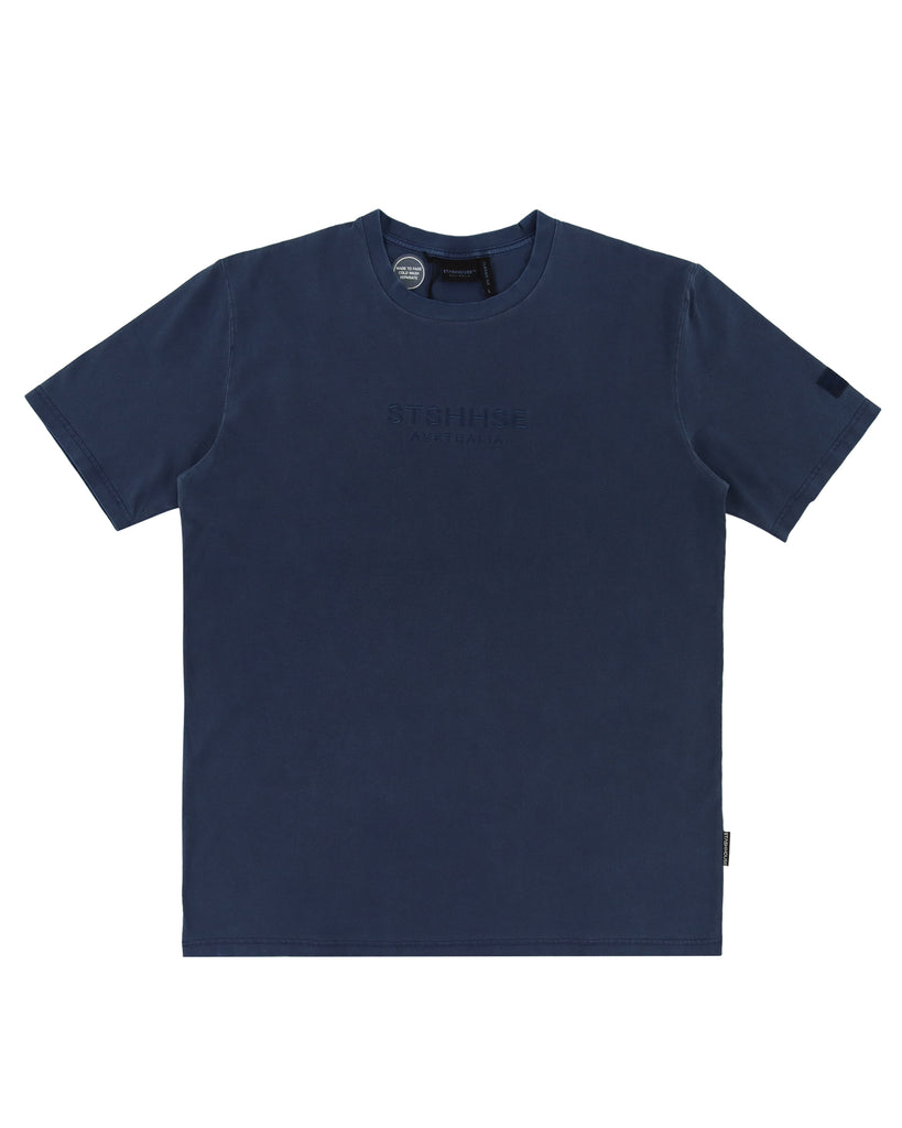 "EVERYDAY" NAVY WASH CLASSIC FIT TEE