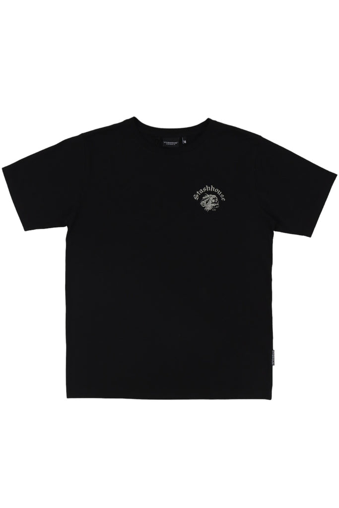 "RELIC" BLACK YOUTH TEE