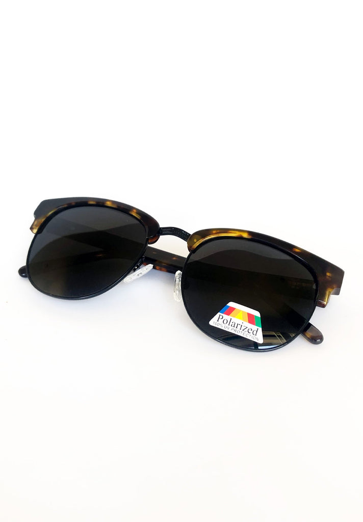 “NO2” BLACK TORTOISE SUNGLASSES