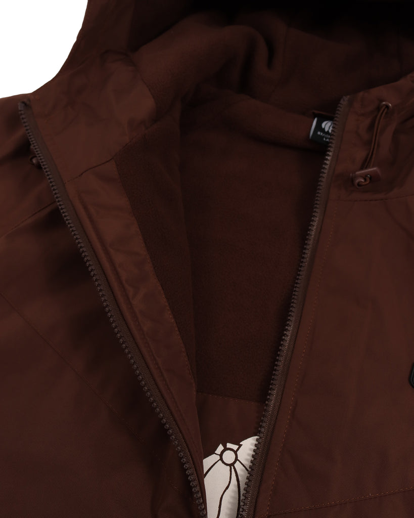 "ACTIVE" MOCHA SPRAY JACKET