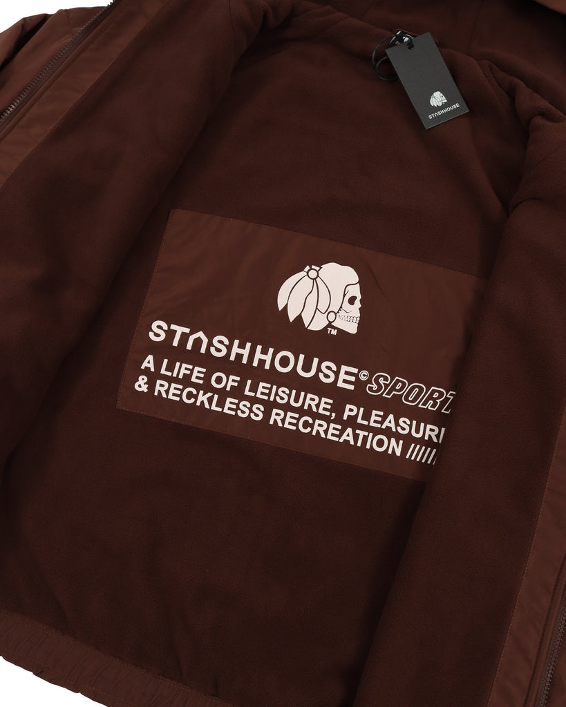 "ACTIVE" MOCHA SPRAY JACKET