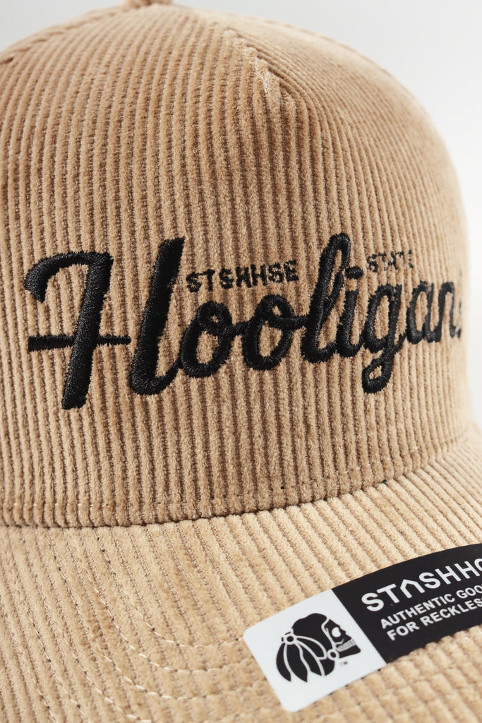 "HOOLIGANS" SAND CORDUROY A FRAME - YOUTH SIZE