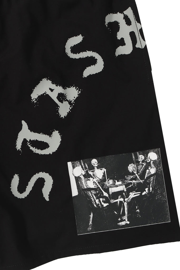 "ANTI CLUB" BLACK LIFESTYLE SHORTS