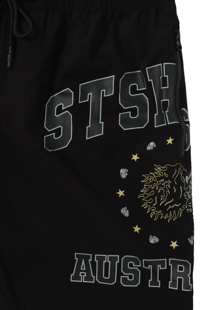 "ARCHIVE" BLACK LIFESTYLE SHORTS