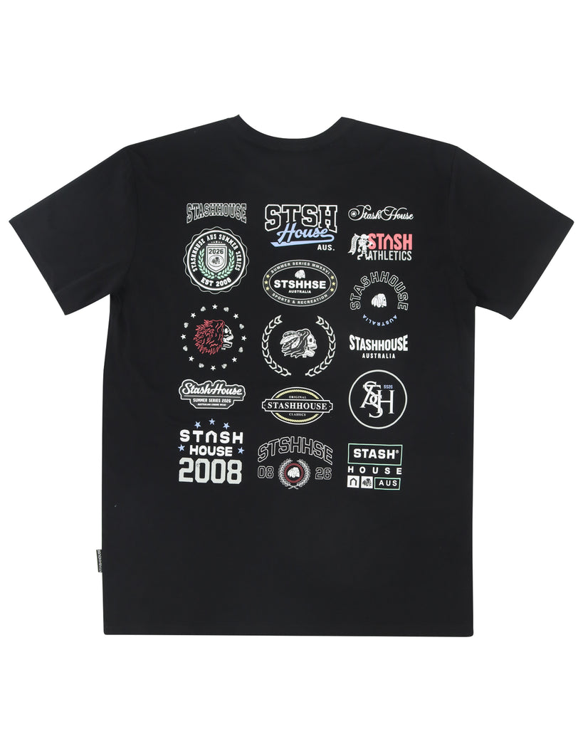 "ARCHIVE" BLACK REGULAR TEE