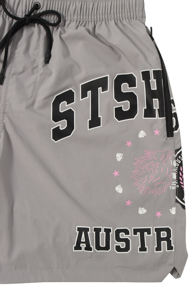 "ARCHIVE" SLATE LIFESTYLE SHORTS