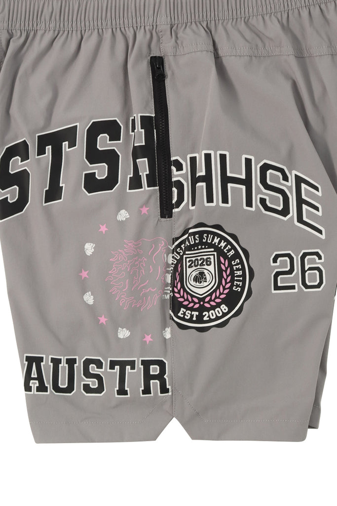 "ARCHIVE" SLATE LIFESTYLE SHORTS