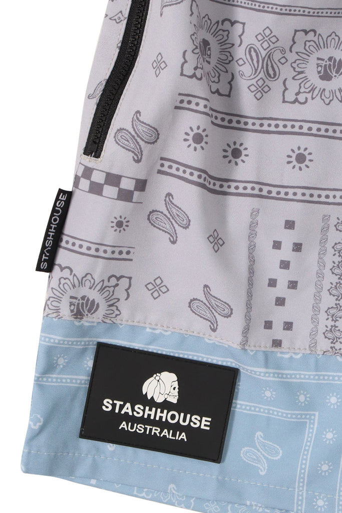 "BANDANA" PANEL YOUTH LIFESTYLE SHORTS