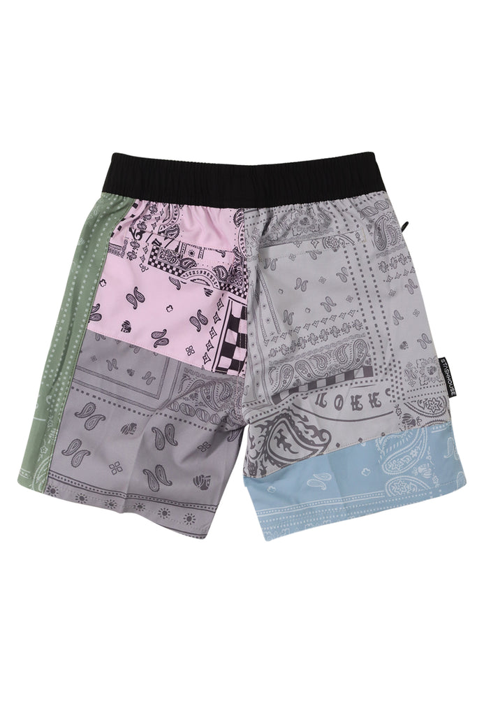 "BANDANA" PANEL YOUTH LIFESTYLE SHORTS