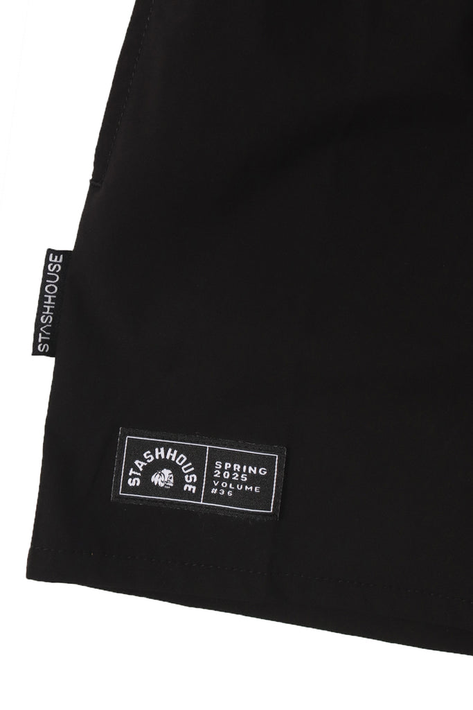 "CENTRIC" BLACK YOUTH LIFESTYLE SHORTS