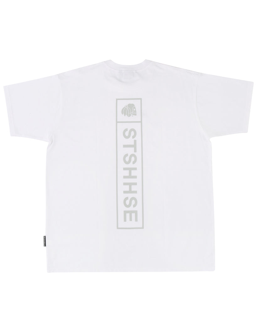 "COURT" WHITE CLASSIC FIT TEE