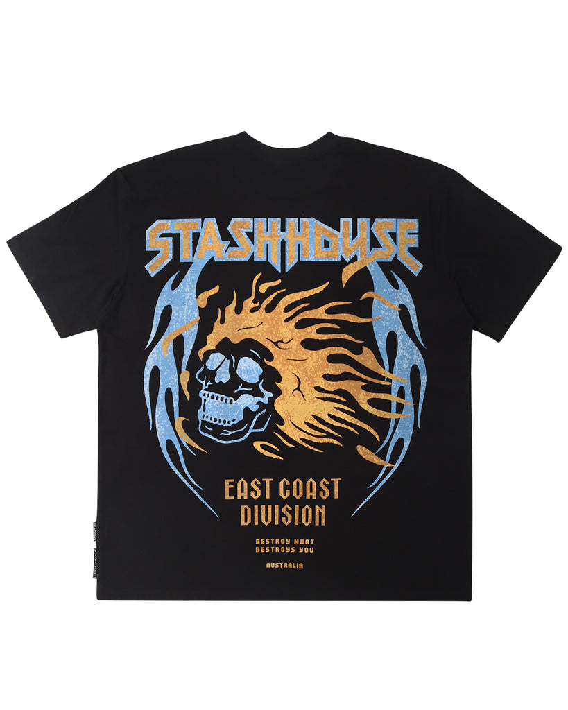 "DESTROY" BLACK CLASSIC FIT TEE