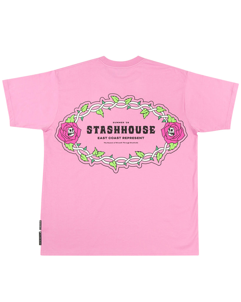 "GRATITUDE" KNOCKOUT PINK CLASSIC FIT TEE