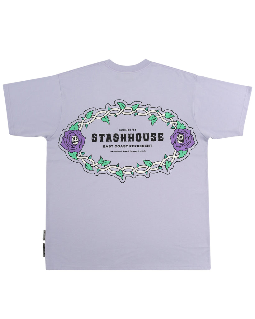 "GRATITUDE" LILAC CLASSIC FIT TEE