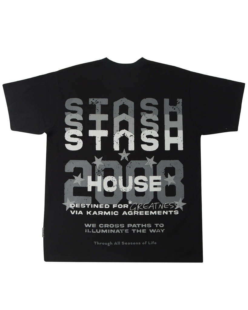 "KARMIC" BLACK CLASSIC FIT TEE