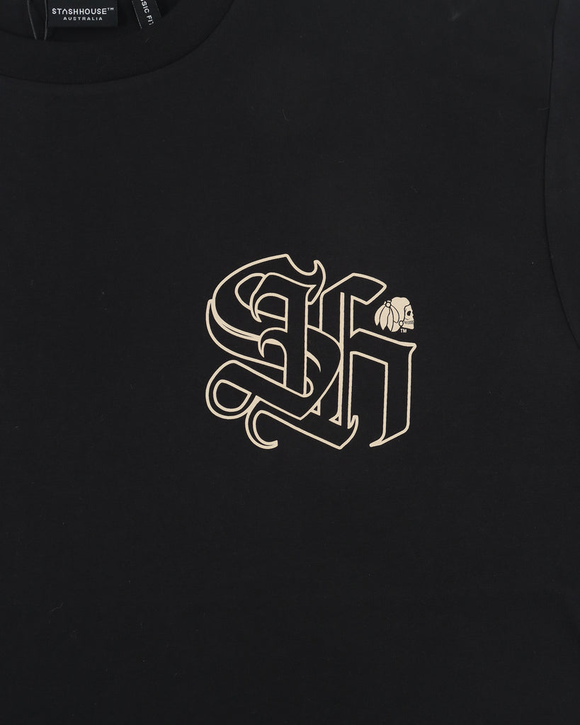 "LOCKED" BLACK CLASSIC FIT TEE