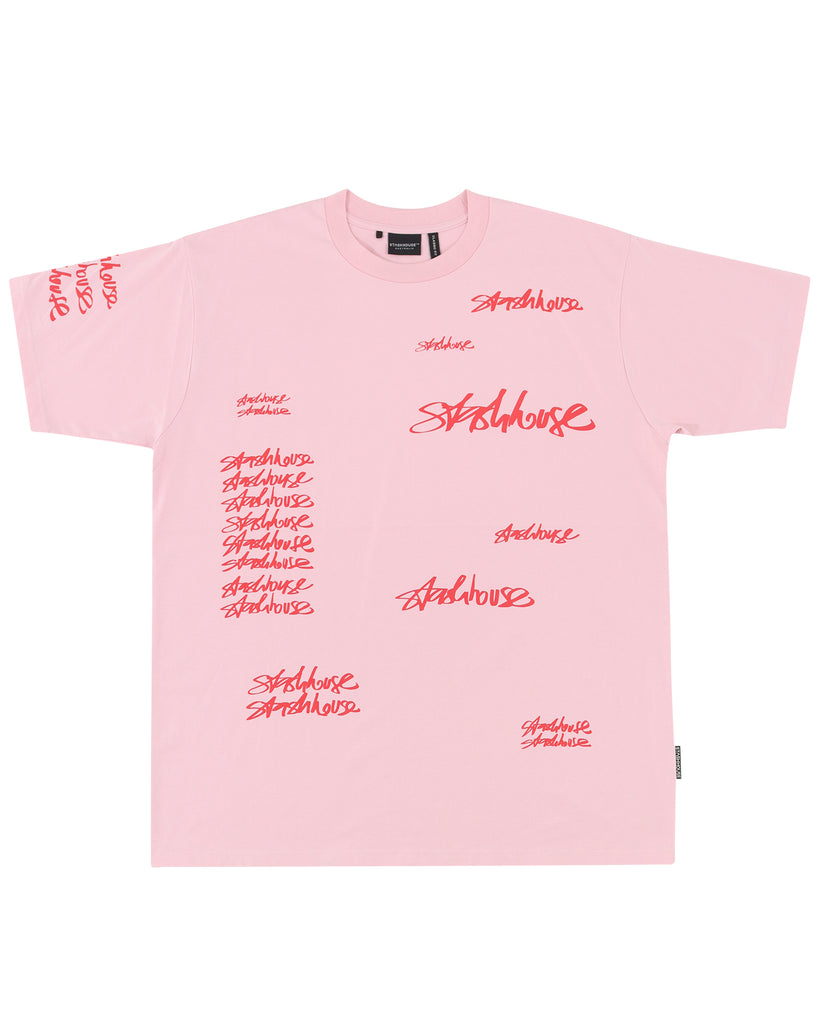 "NOTE" ROSE CLASSIC FIT TEE