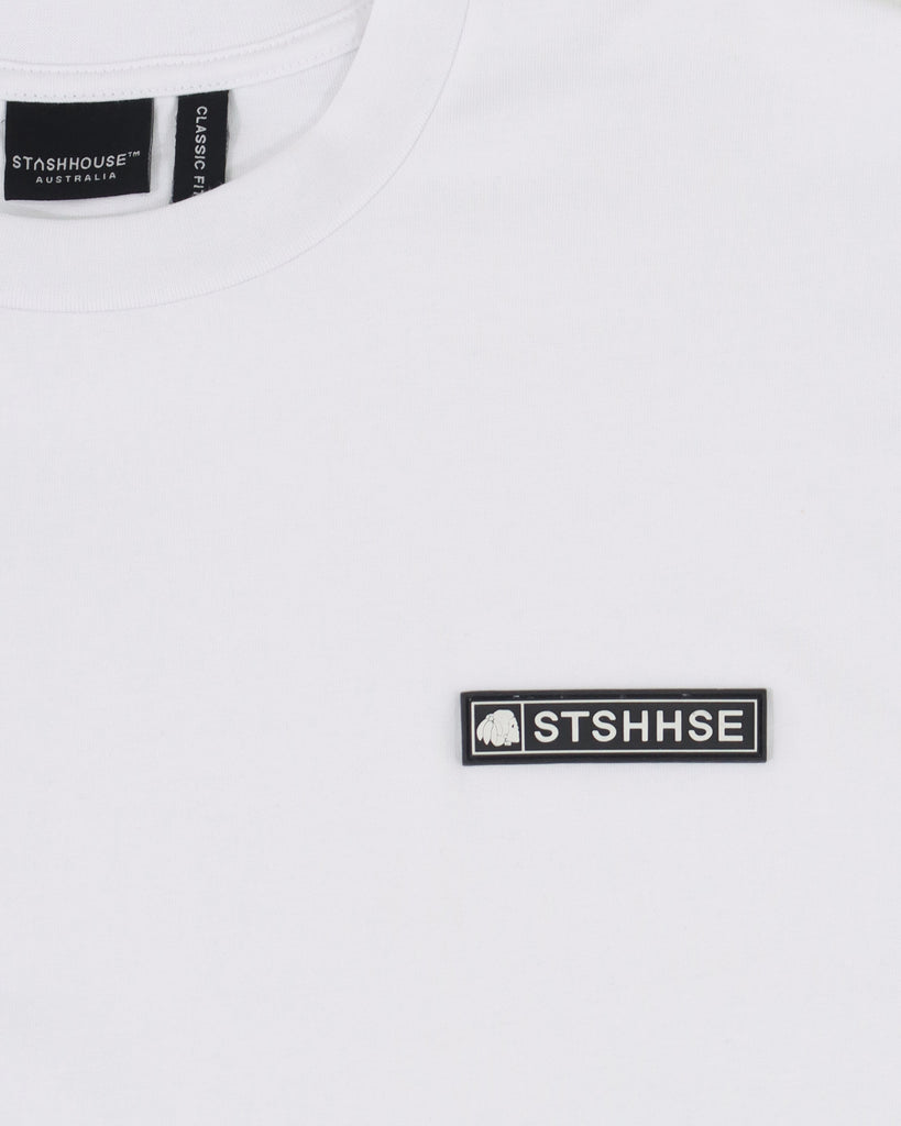 "PREMIUM" WHITE CLASSIC FIT TEE