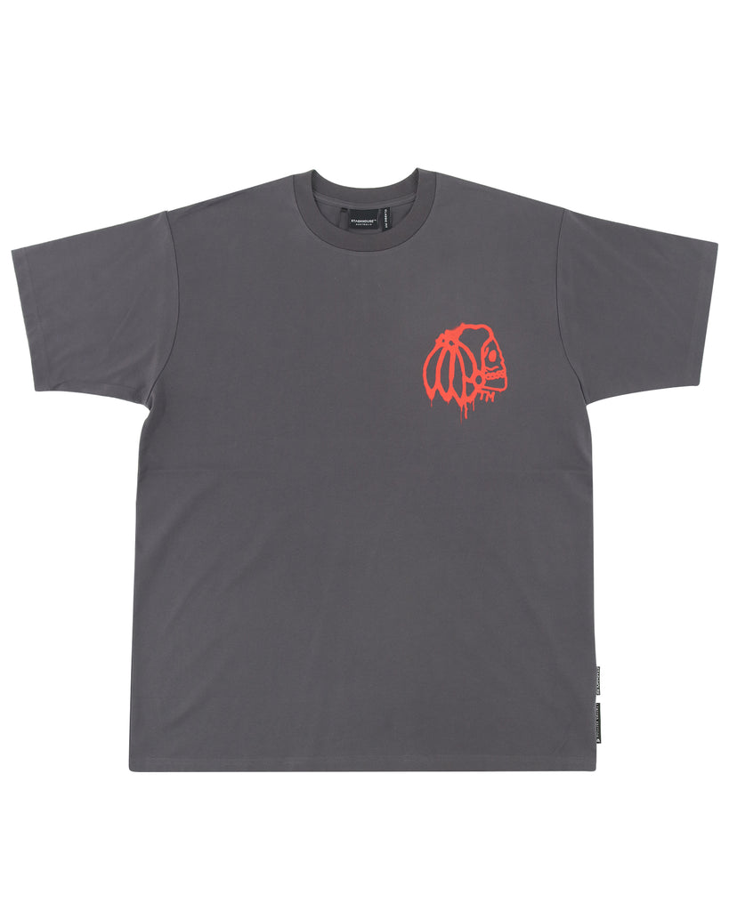 "VANDAL" CHARCOAL CLASSIC FIT TEE