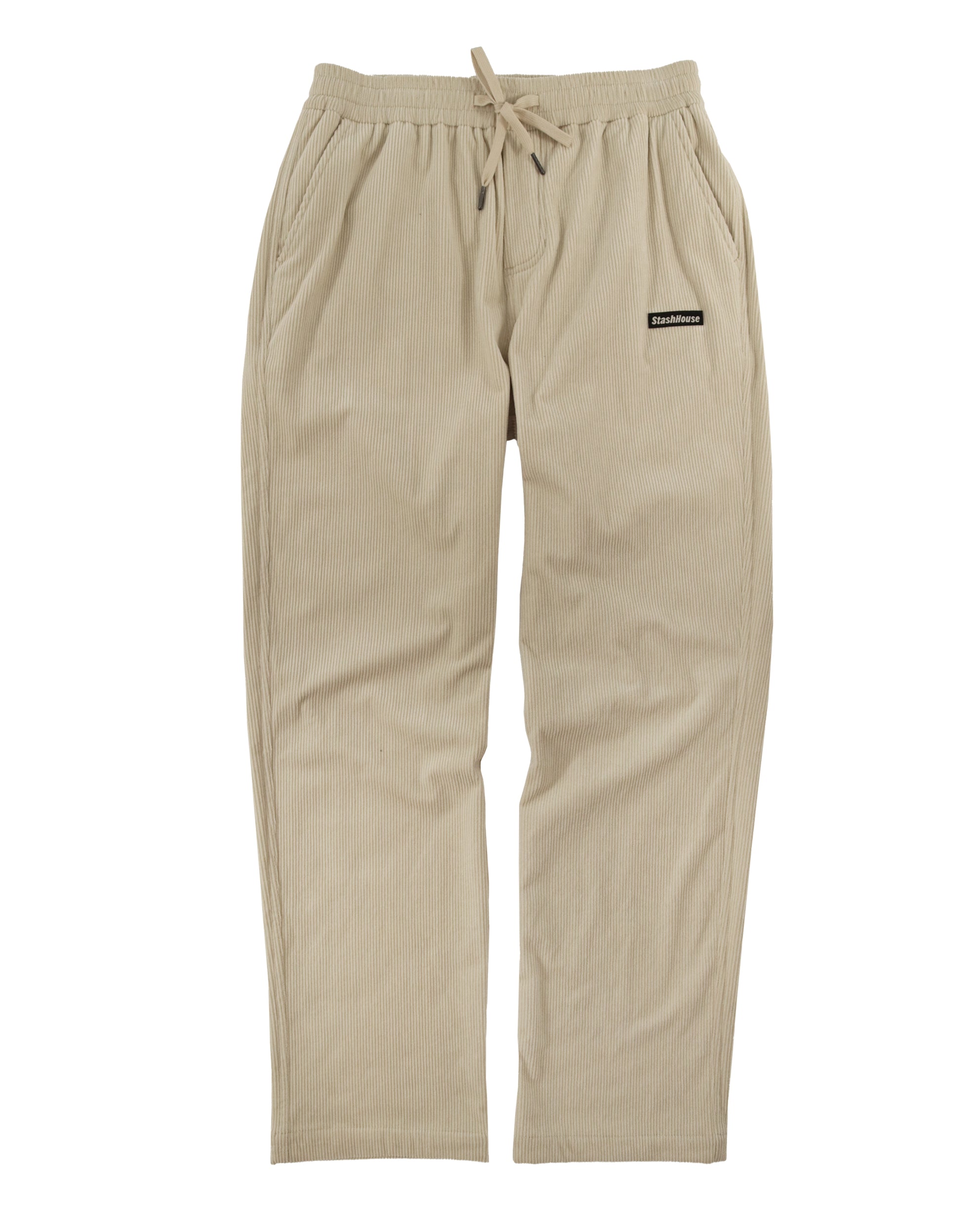 CORD” OFF WHITE RELAXED CORDUROY PANT | The Stash House