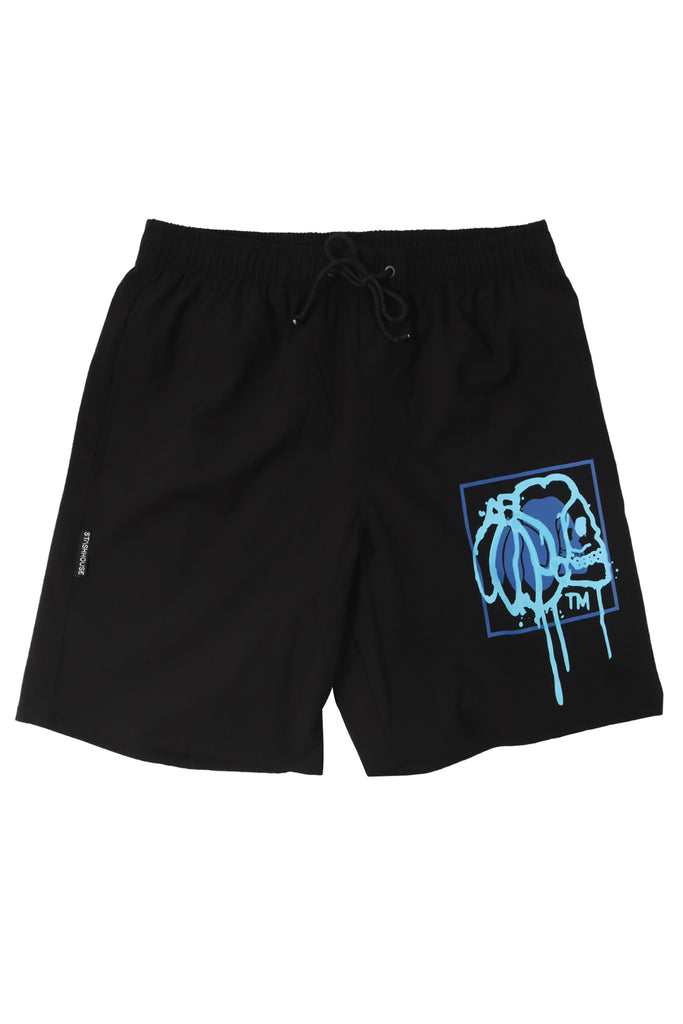 "DRIP" BLACK LIFESTYLE SHORTS