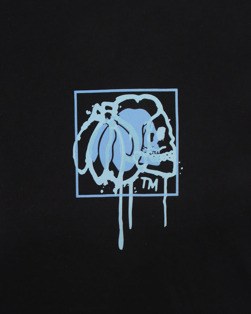 "DRIP" BLACK REGULAR TEE