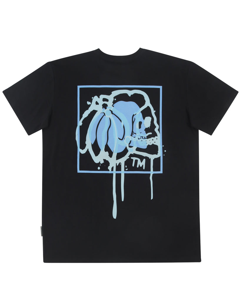 "DRIP" BLACK REGULAR TEE