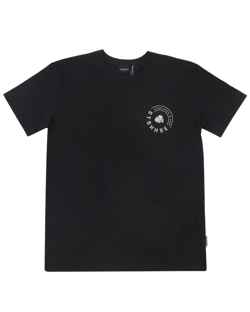 "ESTABLISHED" BLACK REGULAR TEE