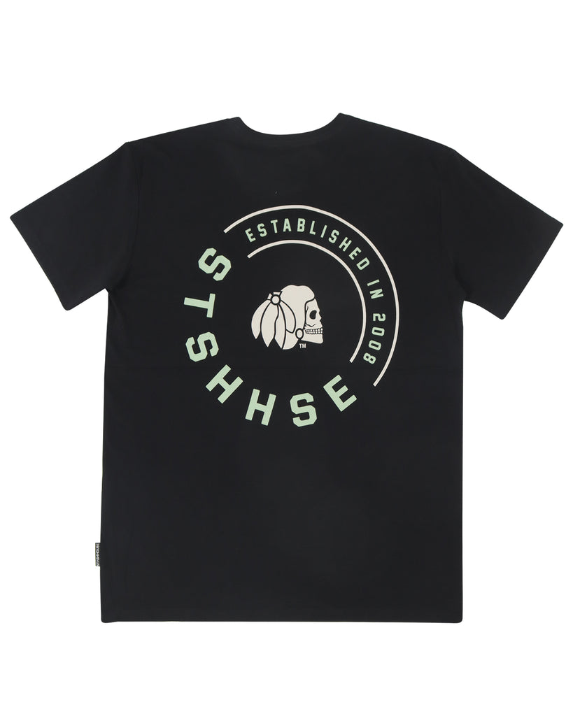 "ESTABLISHED" BLACK REGULAR TEE