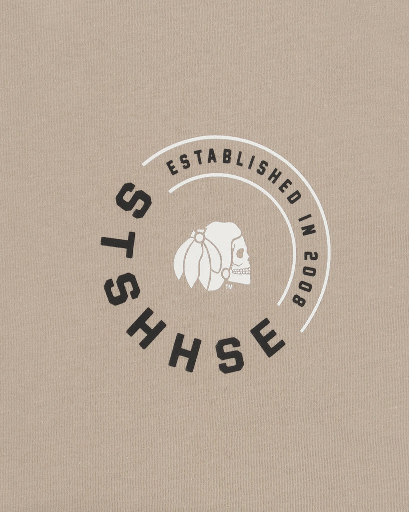 "ESTABLISHED" TAUPE REGULAR TEE