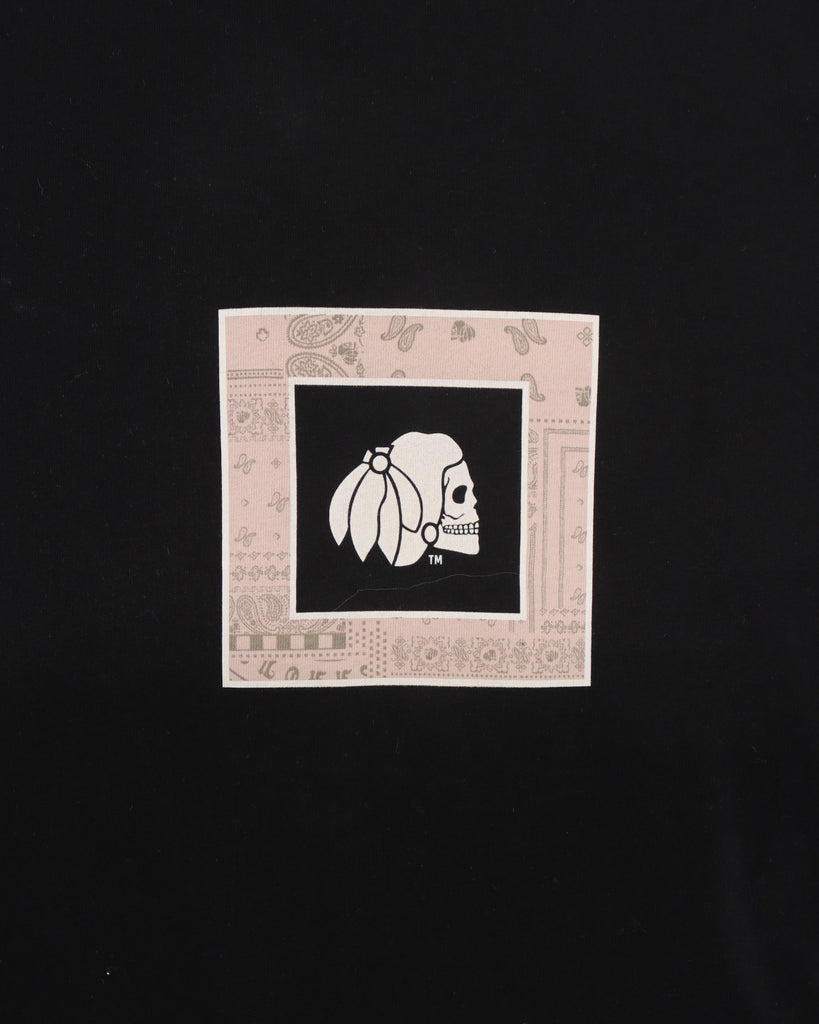 "FRAMEWORK" BLACK REGULAR TEE