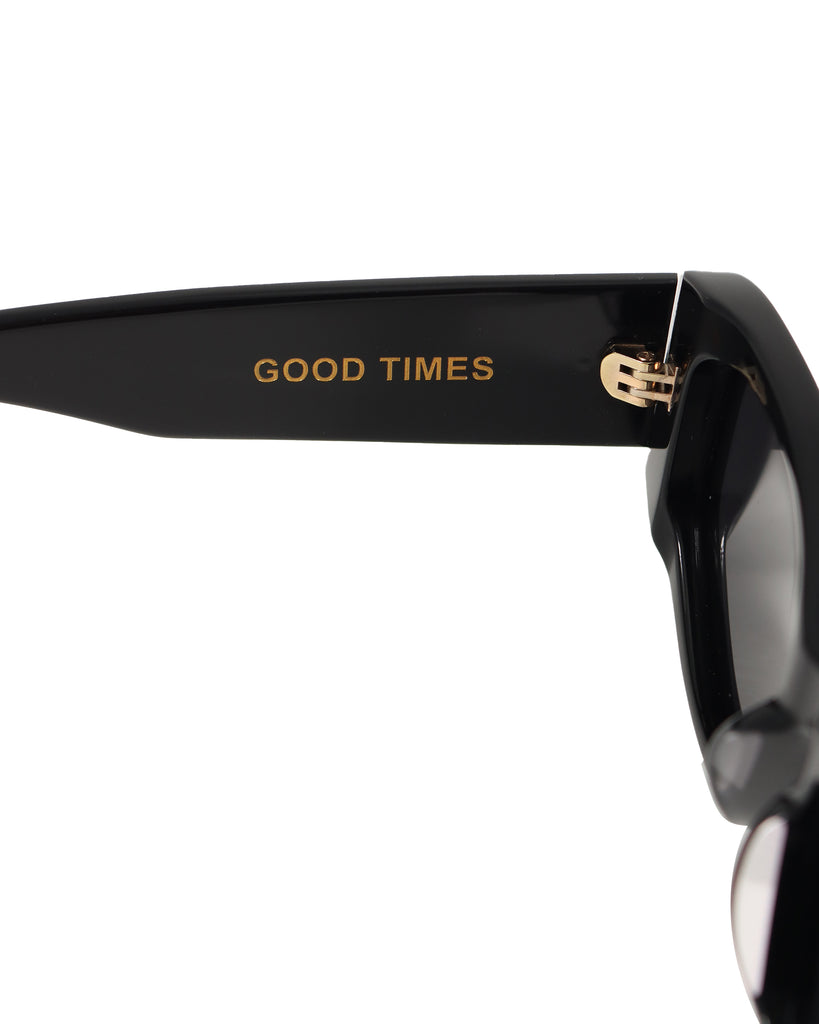 "GOOD TIMES" BLACK SUNGLASSES