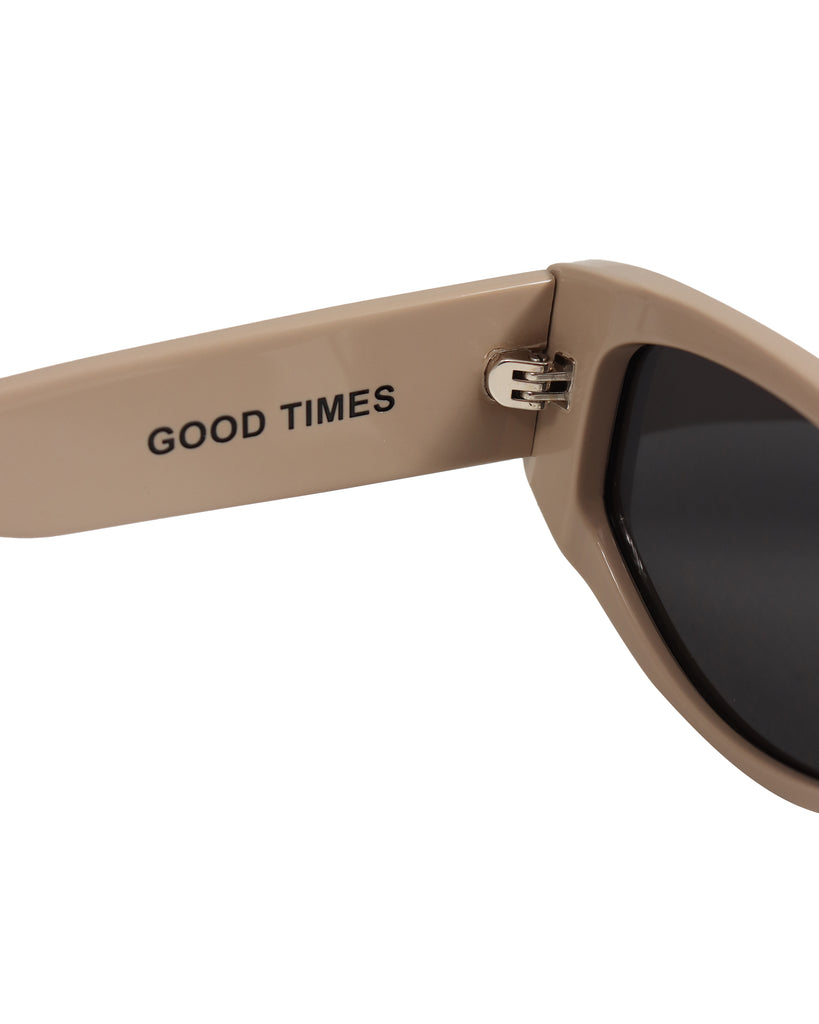 "GOOD TIMES" TAUPE SUNGLASSES