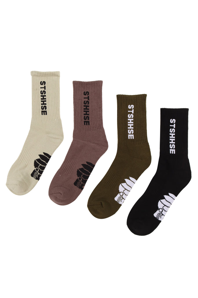 "TITLE" CREW SOCK MIXED 4 PACK
