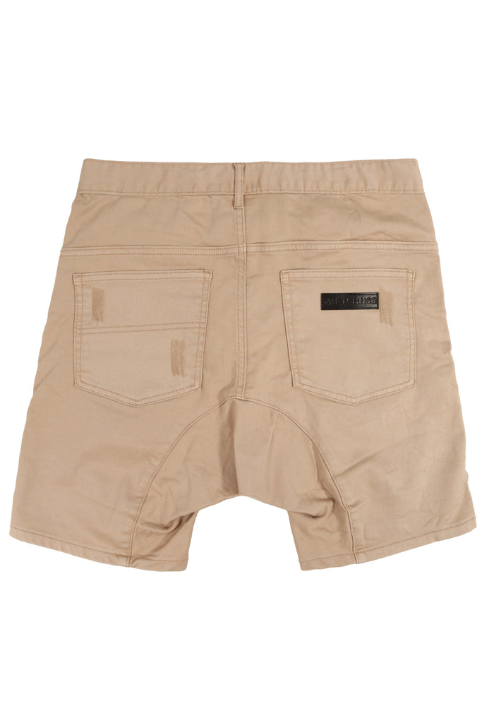 “HIKER” TAUPE DROP PANEL SHORT