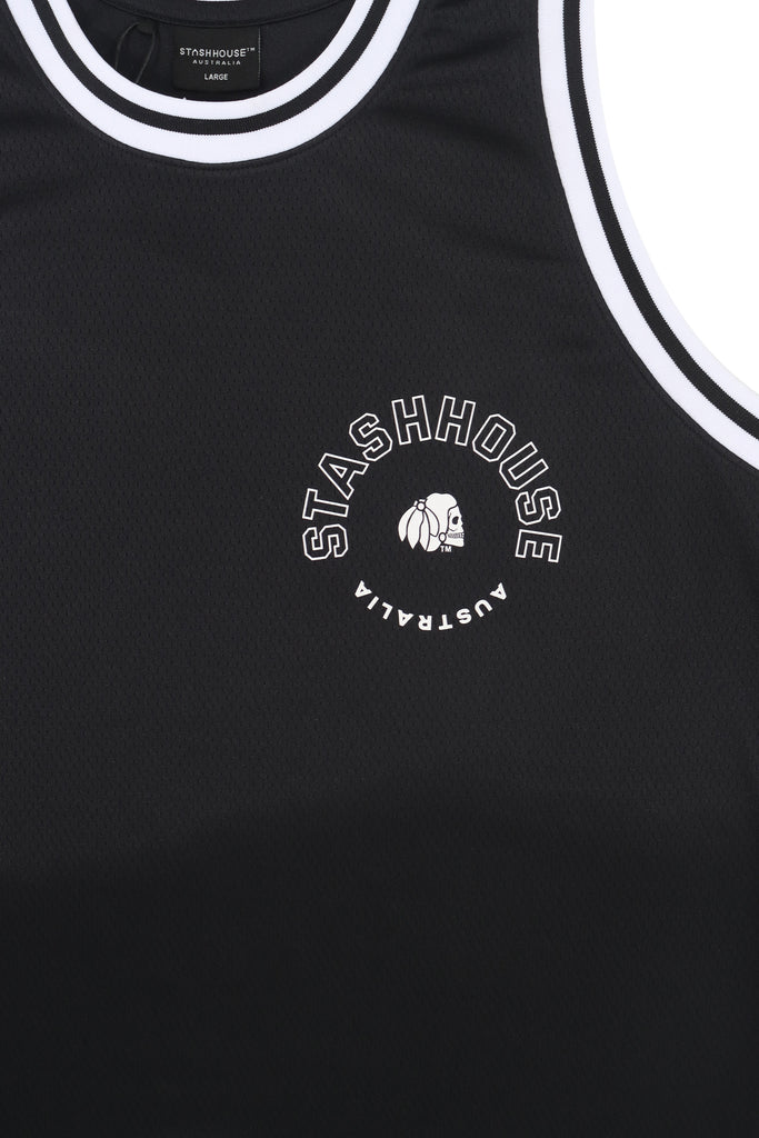 "ARC" BLACK MESH JERSEY