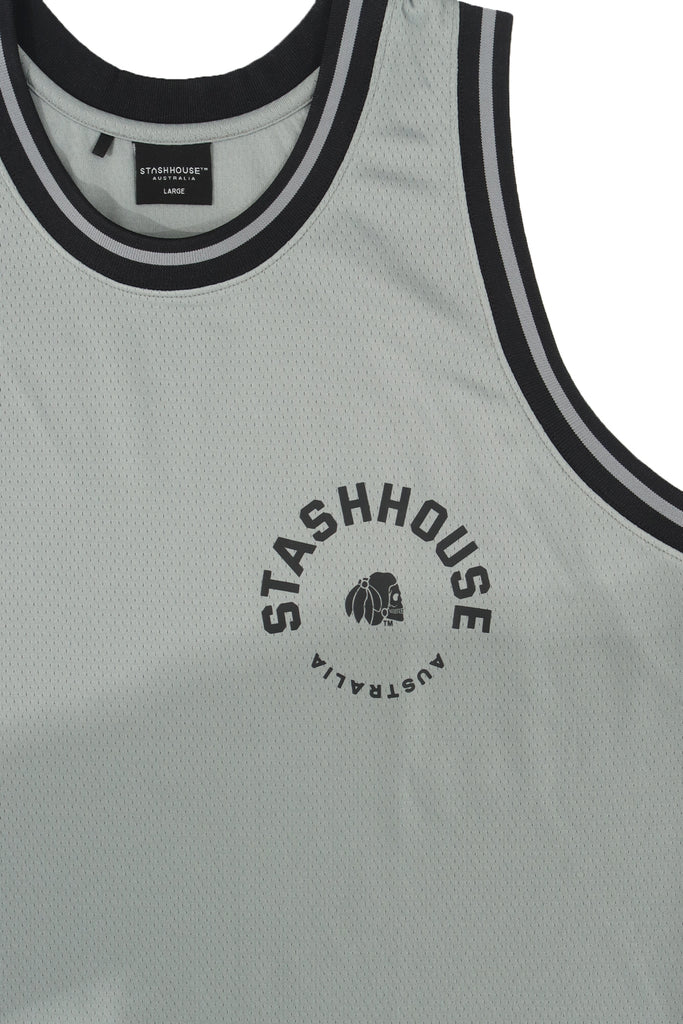 "ARC" SLATE MESH JERSEY