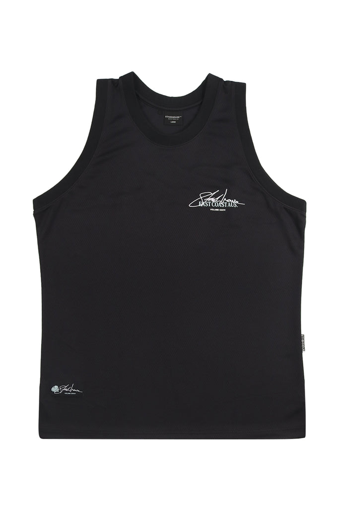 "SIGNATURE" BLACK MESH JERSEY