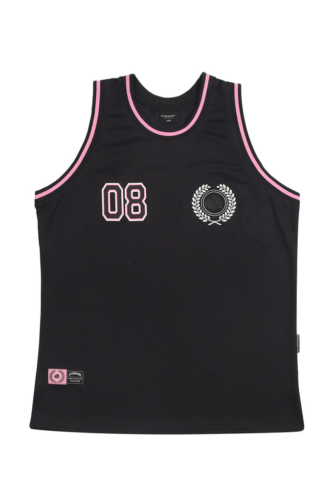 "VARSITY" BLACK MESH JERSEY