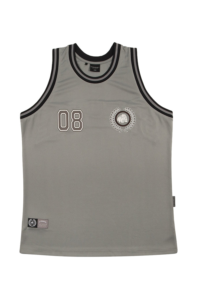 "VARSITY" SLATE MESH JERSEY