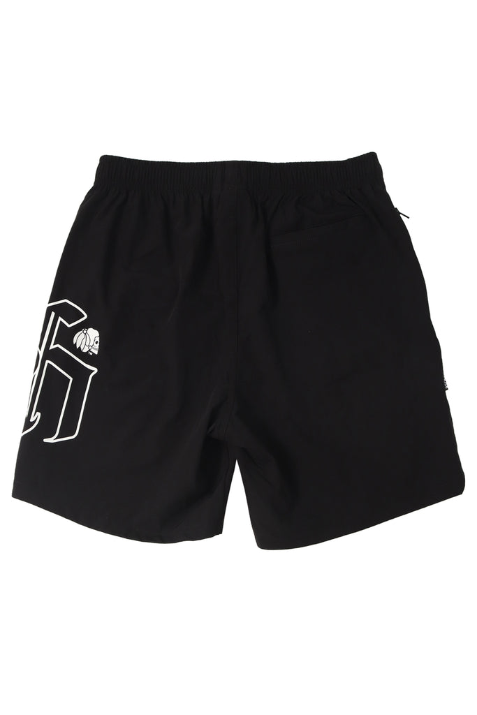 "LOCKED" BLACK LIFESTYLE SHORTS