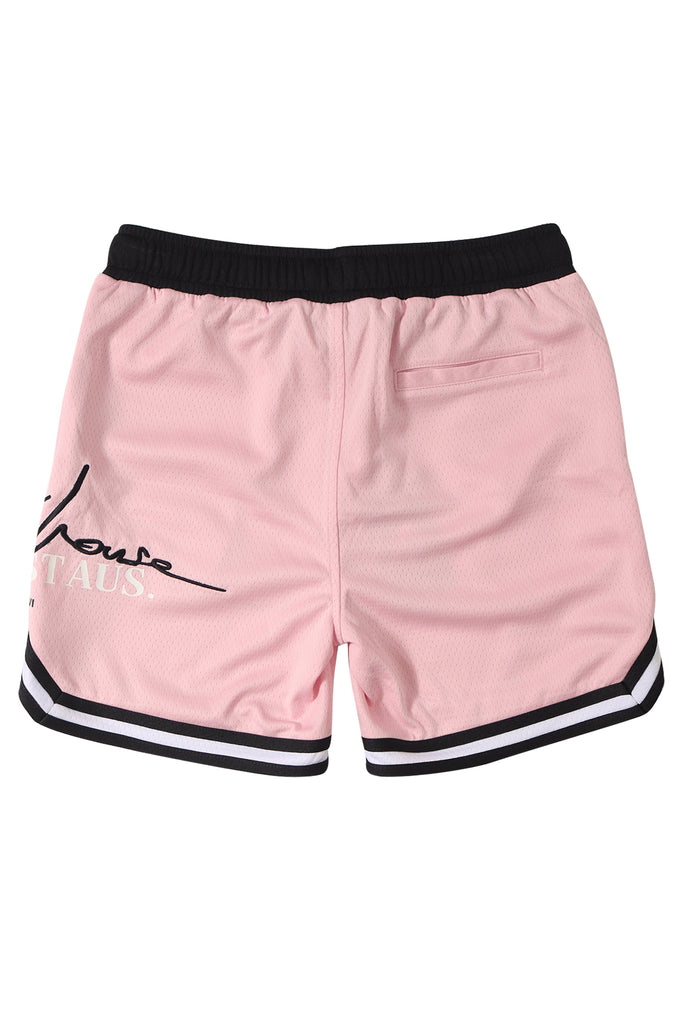 "SIGNATURE" ROSE MESH YOUTH TRACK SHORTS