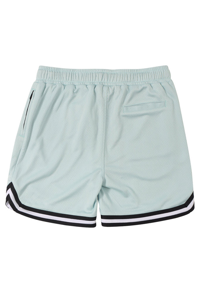 "VARSITY" SKY MESH YOUTH TRACK SHORTS