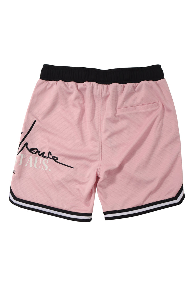 "SIGNATURE" ROSE MESH SHORTS