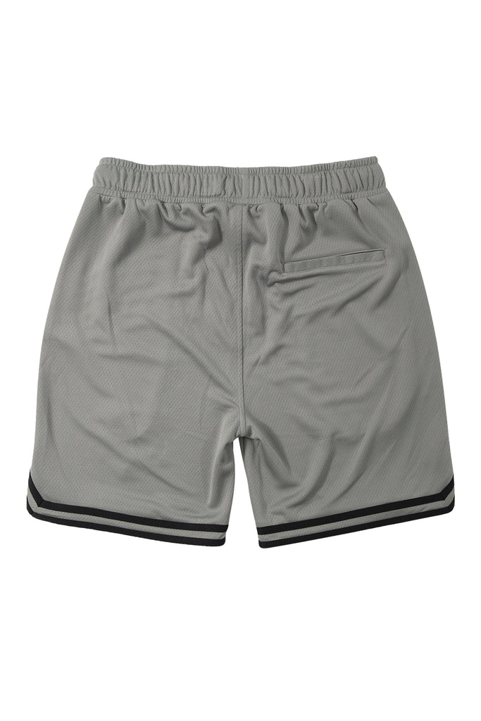 "VARSITY" SLATE MESH SHORTS