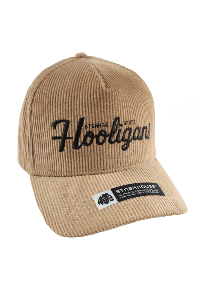 "HOOLIGANS" SAND CORDUROY A FRAME - YOUTH SIZE