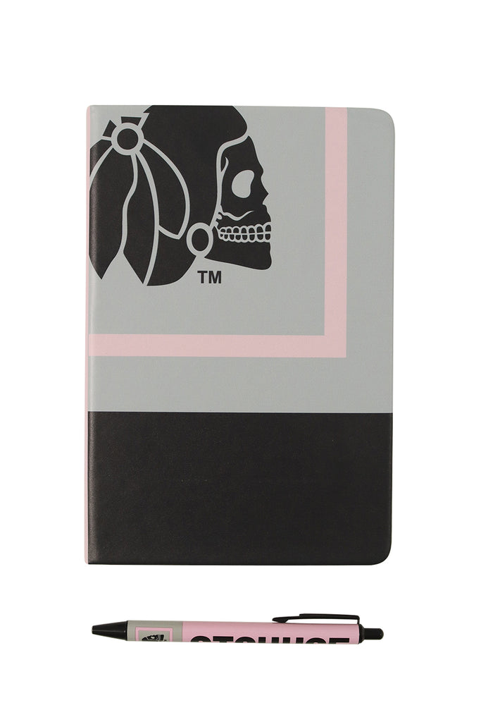 STASHHOUSE ROSE PANEL NOTEBOOK & PEN SET