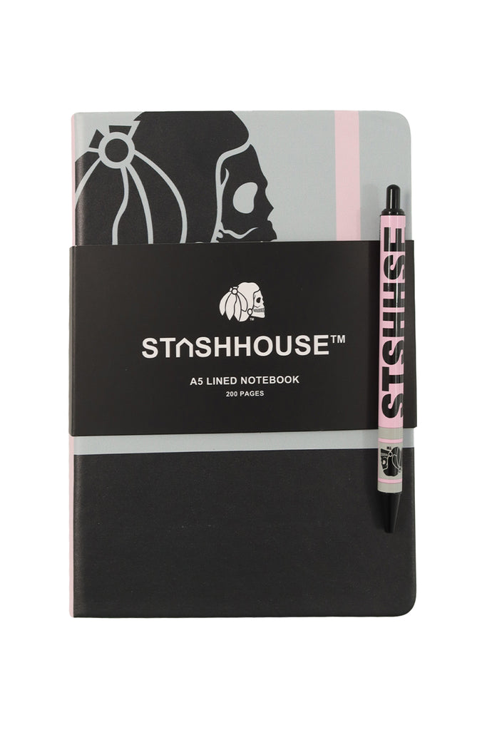 STASHHOUSE ROSE PANEL NOTEBOOK & PEN SET