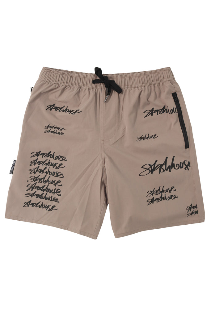 "NOTE" TAUPE LIFESTYLE SHORTS